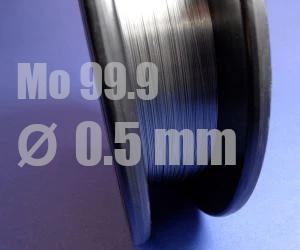 Molybdändraht Ø 0,5 mm