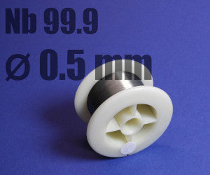 Niobdraht Ø 0,5 mm