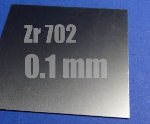 Zirkoniumfolie 0,1 mm