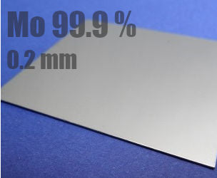 Molybdänfolie 0,2 mm