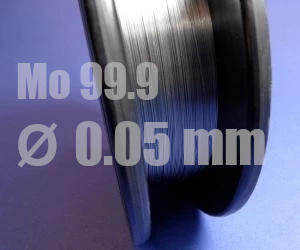 Molybdändraht Ø 0,05 mm
