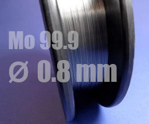 Molybdändraht Ø 0,8 mm