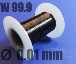 Wolframdraht Ø 0,01 mm